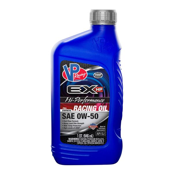 Vp Racing Fuels VP EX HP SAE 0W-50 Hi Performance Racing Oil QT 2758